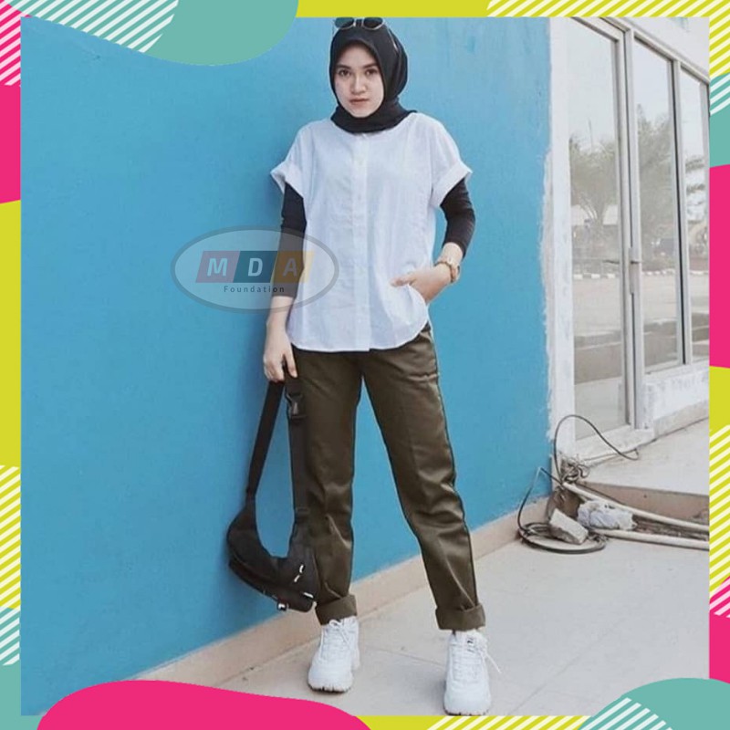 BAGGY PANTS AMERICAN DRILL GRADE A DARK ARMY HIGH QUALITY BAGGY PANTS AMERICAN DRILL GRADE A DARK ARMY HIGH QUALITY