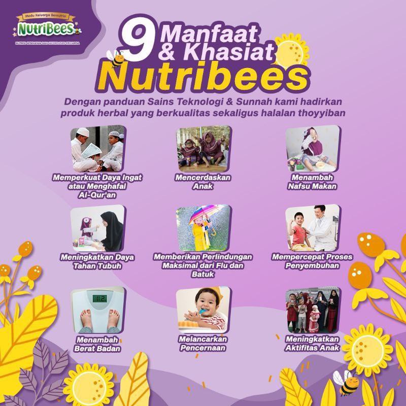 Nutribees Madu Vitamin Penambah Berat Badan Anak 250gr