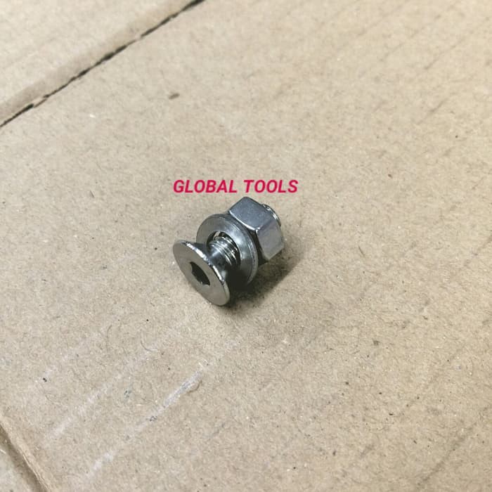 Baut mur verseng L ss 304 m4 x 12 baut JF L VSL countersunk FH csk