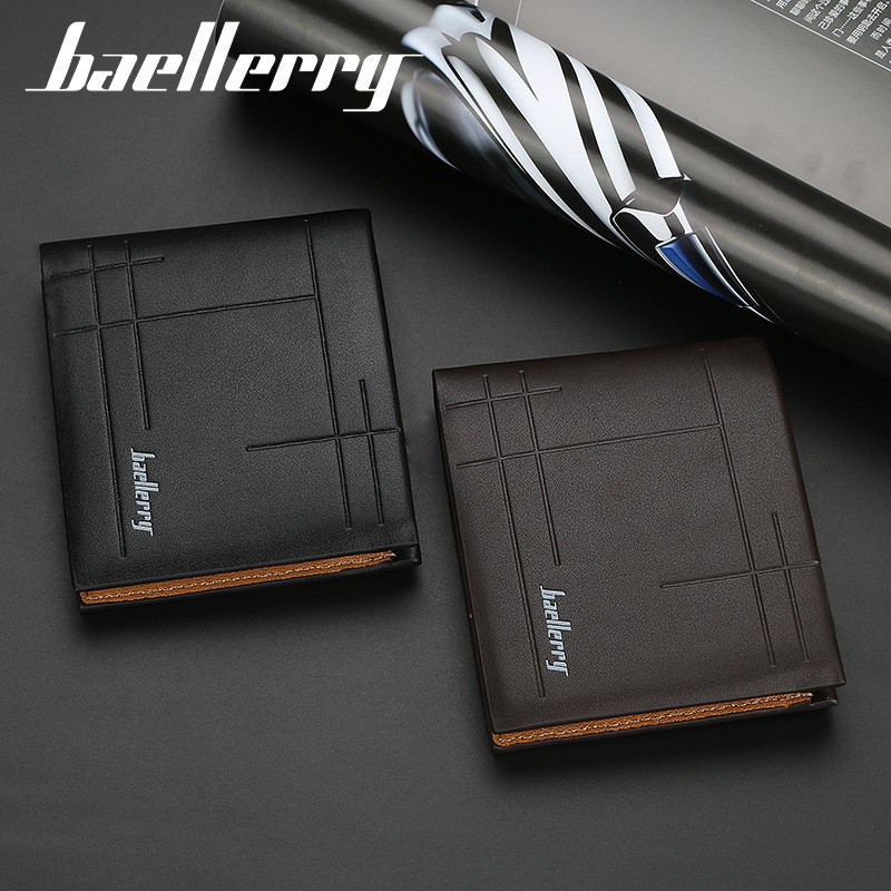 Dompet Cowok KUlit Dompet Lipat Pria Dompet Import Baellerry Dompet Kulit Cowok