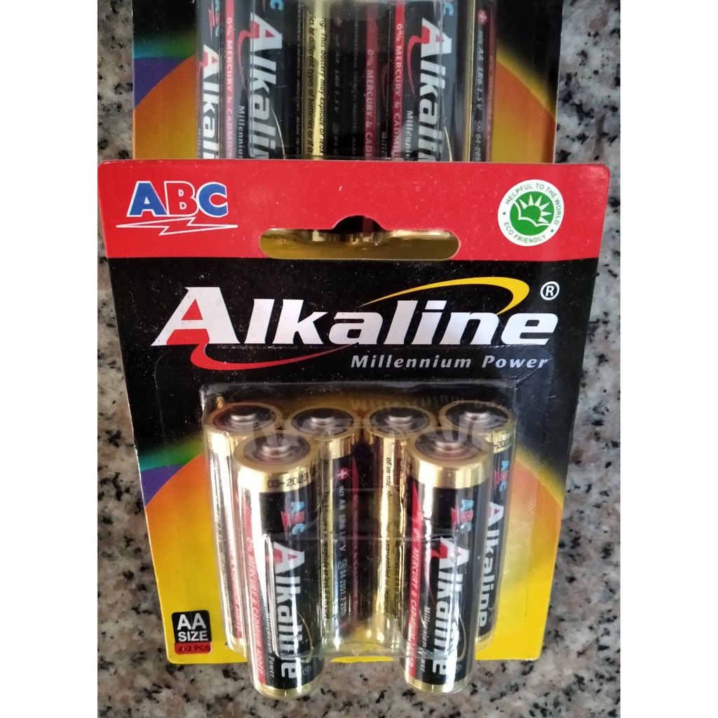 Jual Baterai AA ABC Alkaline Isi 6 Pc / Batre ABC Alkaline A2 | Shopee ...