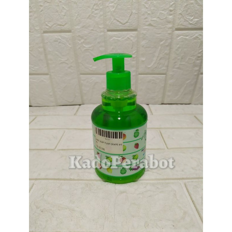 yuri hand soap pump 410ml - sabun cuci tangan  - sabun cuci pompa cafe