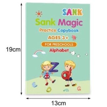 (1 SET = 4PCS) Buku Belajar Mewarnai Anak / Magic Sand Book dan Refill Pen / Pasir Ajaib / Magic Book