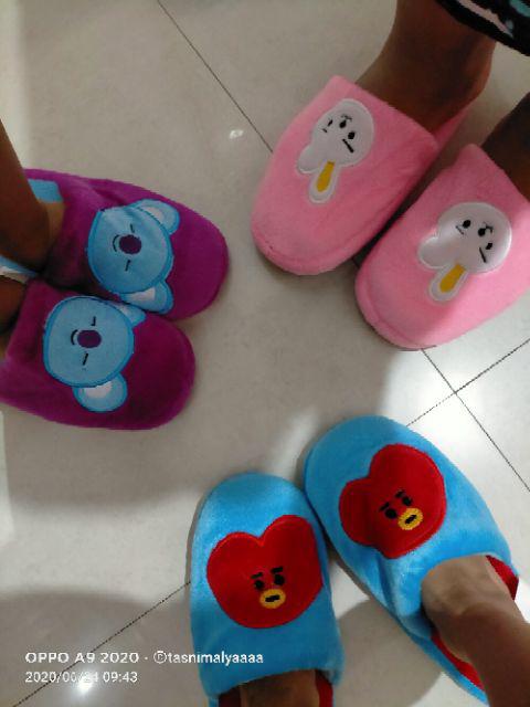  SANDAL  BT21  BERKUALITAS SANDAL  BTS SANDAL  KPOP 