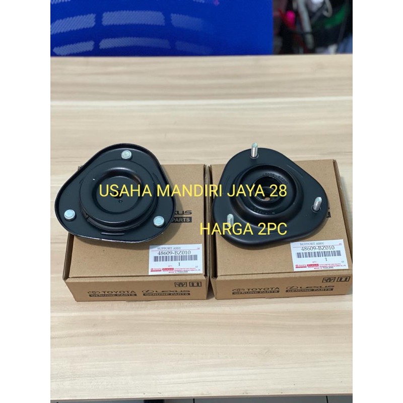 SUPPORT ASSY SUPPORT SHOCK DEPAN AVANZA XENIA RUSH TERIOS HARGA 2PC