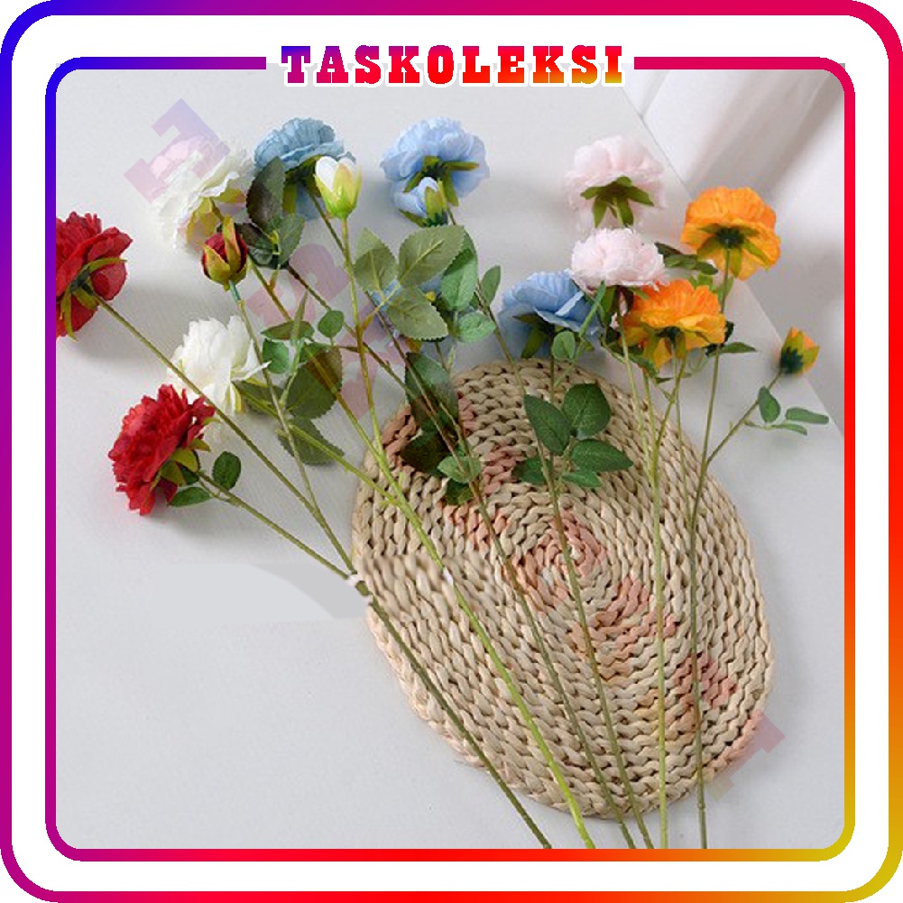 ☛TK☚ F002 Dekorasi Bunga Peony Artificial Tanaman Hias Decor Rumah Mawar Plastik Palsu