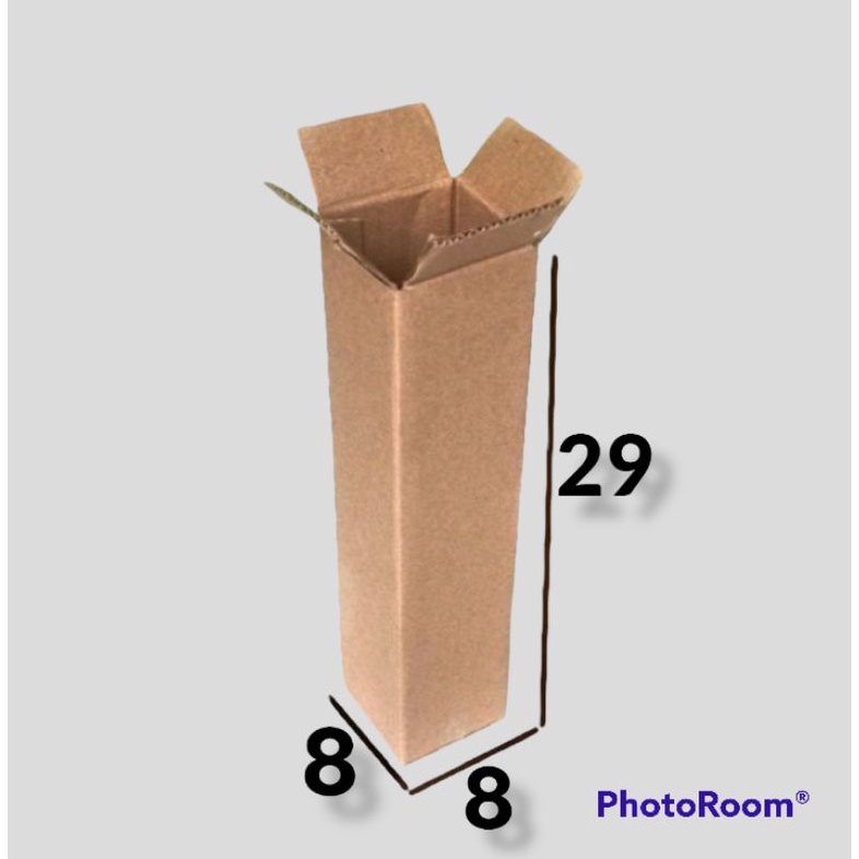 KARDUS BOX POLOS/KARTON BOX|| DUS PACKING BOTOL | SOVENIR | KARTON BOX POLOS UK (8x8x29)