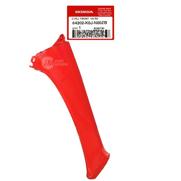 Cover Sayap Depan Kiri Bawah Genio MERAH 64202-K0J-N00ZB