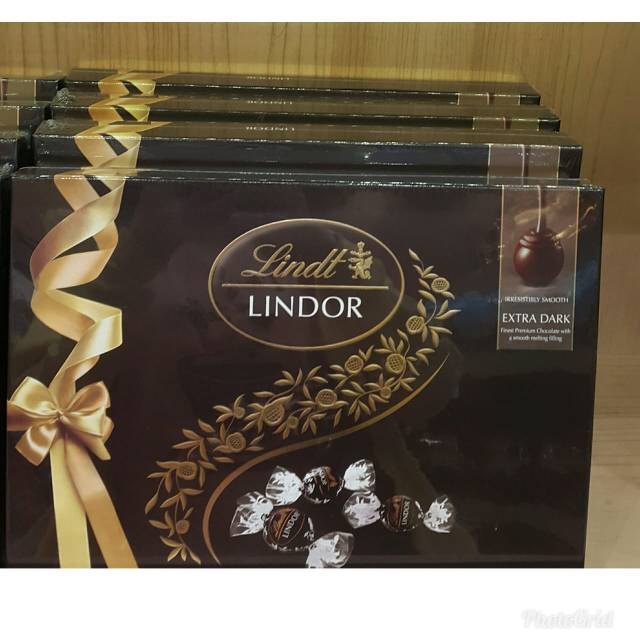 

Lindt Lindor Extra Dark Chocolate-Coklat Import