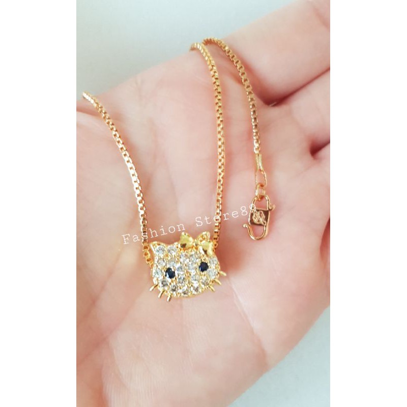 kalung Fashion Kitty import dewasa anak xuping perhiasan replica emas xuping yaxiya