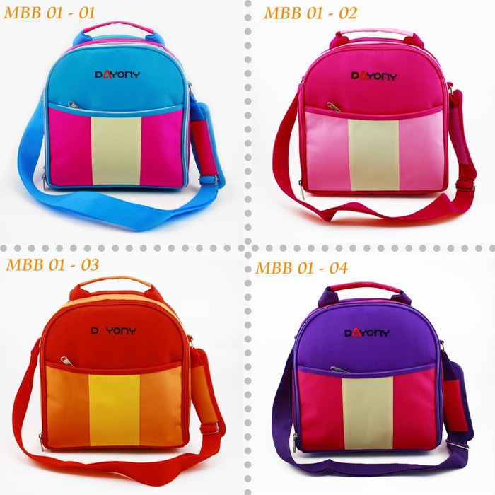 MW14 Simple Mini Baby Bag (Tas Perlengkapan Bayi) Tas Bayi 3 in 1 bisa dislempang, ransel & ditenten