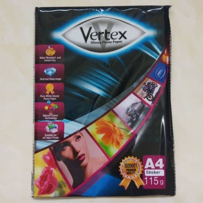 

Photo Stiker Glossy Sticker Foto Vertex 1 pak isi 20