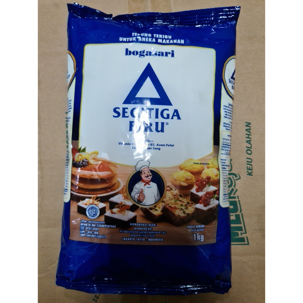 

Tepung terigu Segitiga Biru PREMIUM 1kg