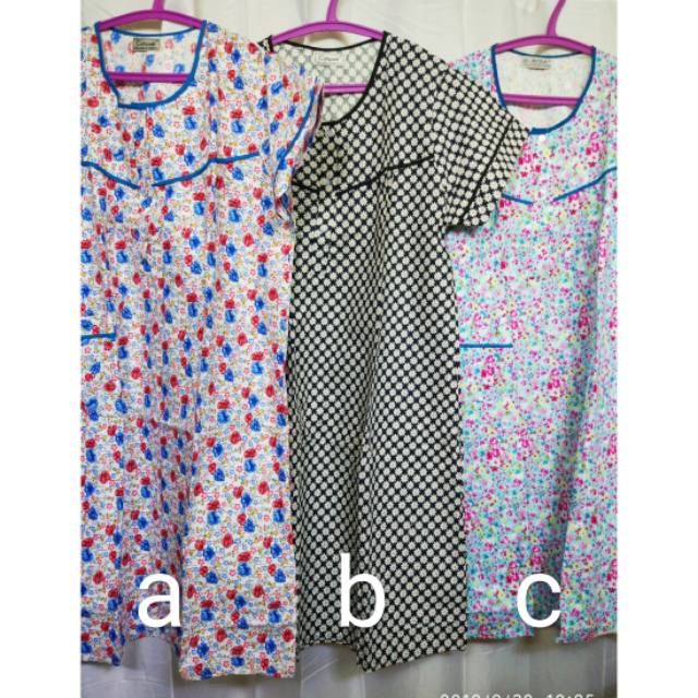 Daster katun halus bunga2