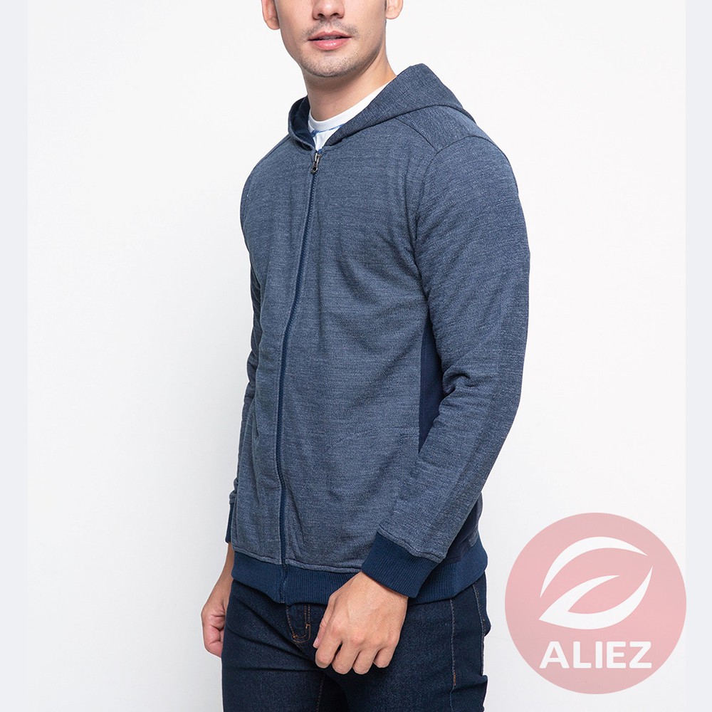 Nevada Jaket Pria Hoody French Terry Jacket - Aliez Shop
