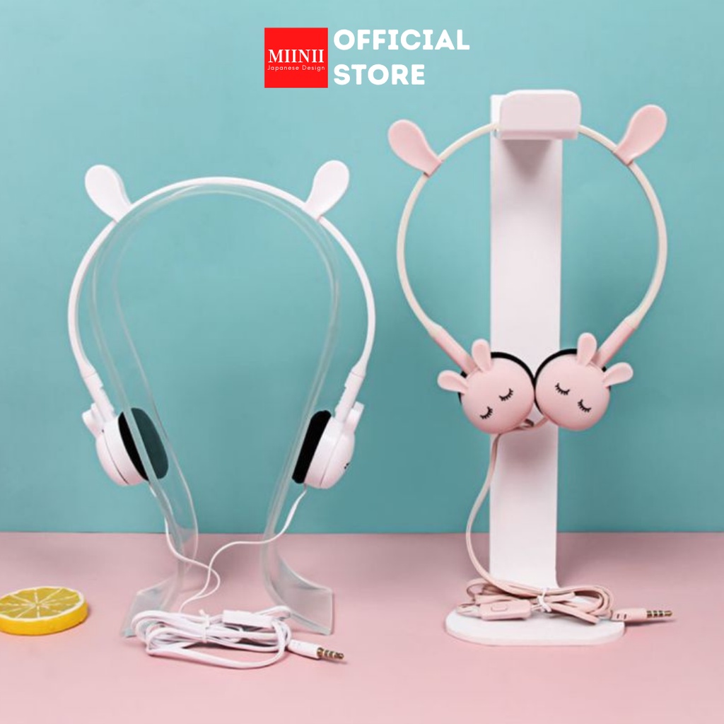 MIINII Headset/Handsfree Bando KN200/KN3017 Motif Karakter Lucu Imut Super Bass