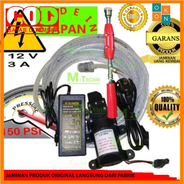 Alat Cuci Motor Dan Mobil Mini Portable Otomatis On Off