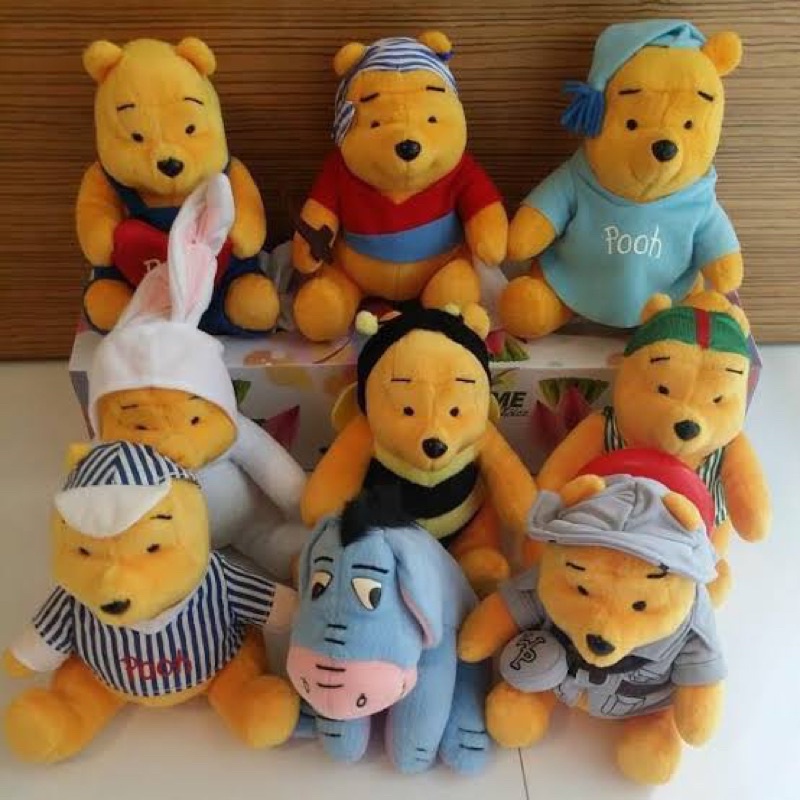Pooh Plush Happymeal Mcd Original (Boneka Pooh Mcd)