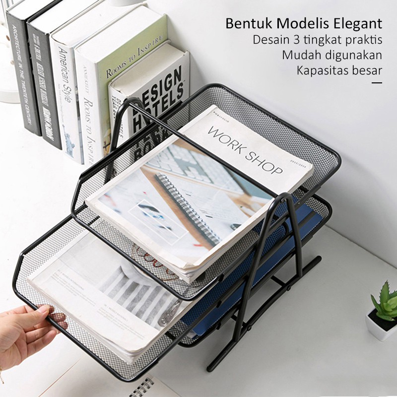 Freemir Rak Kertas Dokumen Jaring Besi 3 Susun Shopee Freemir Rak Kertas Dokumen Jaring Besi 3 Susun Shopee