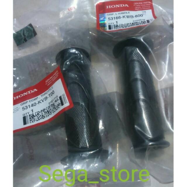 Handgrip / handfat honda beat fi / vario 125 ori original AHM