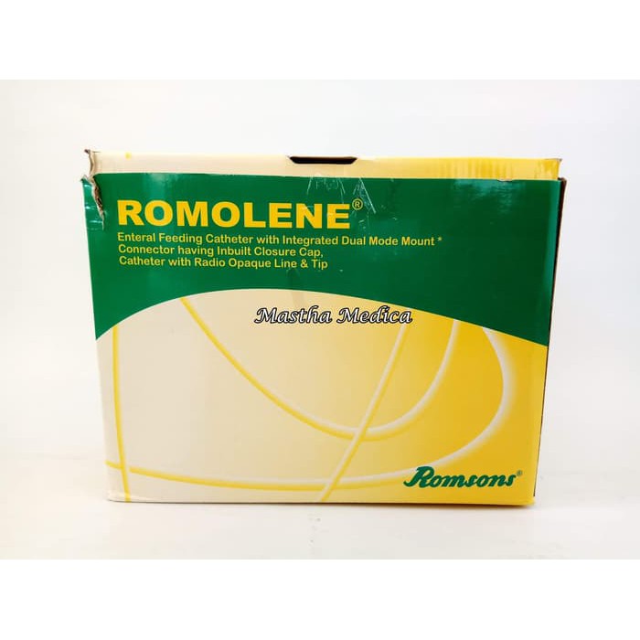 Selang Makan NGT Feeding Tube Romolene Dewasa Romsons 16 FR perBox
