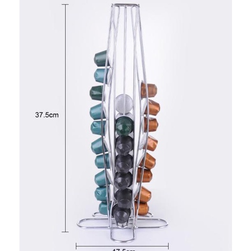 

Nespresso capsule rack holder stainless oval isi 40 capsule bakernbar99 Ayo Order