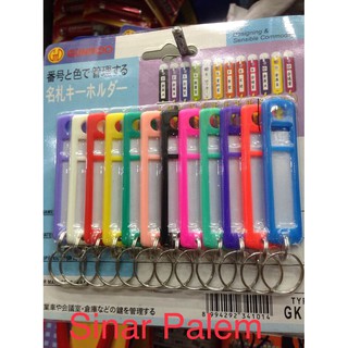 jjj319 gantungan kunci label nama produk jepang gunindo jjj319 gantungan kunci label nama produk jepang gunindo
