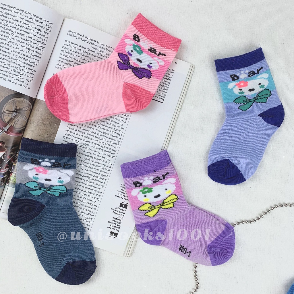 Import Kaos kaki anak lucu 1-4 tahun 4-8 tahun 8-12 tahun cowo cewe TK SD kids sock coton tebal bermotif kualitas premium