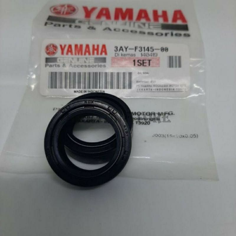 3AY 5TL Seal Sil Shock Depan Yamaha Mio, Jupiter, Nouvo, Fino, Soul, Vega R, F1ZR Alfa (2pcs)