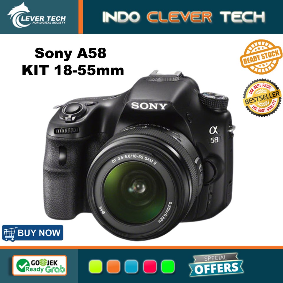 Sony A58 KIT 18-55mm - GARANSI RESMI