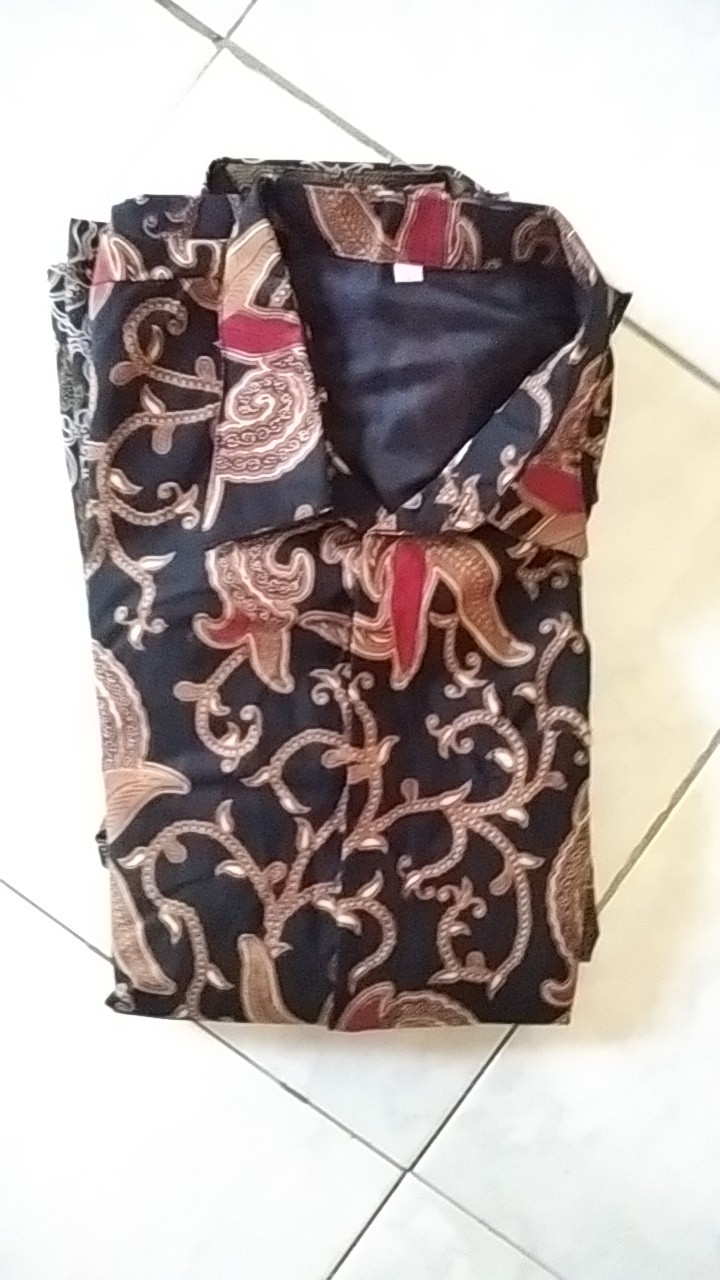 Cabe Batik Pria Kemeja Batik Pria Lengan Panjang Reguler Fit Baju Batik Pria Lengan Panjang