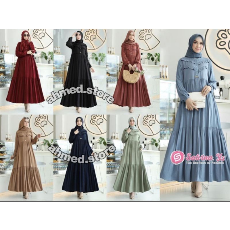 GAMIS MIDI SALVINA ORIGINAL/DRESS SALVINA/AHMED STORE