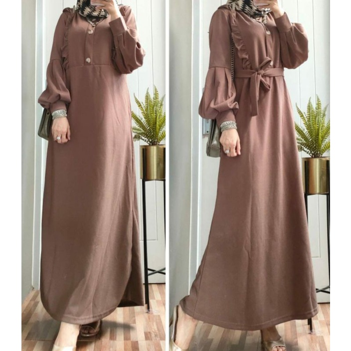 Amira Maxy, GAMIS/MAXI DRESS WANITA MUSLIM CANTIK FIT TO XXL LD 104-120 TERMURAH CANTIK KEKINIAN