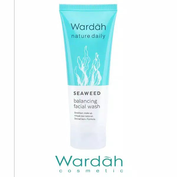 ❣️Rakkistore99❣️Wardah Nature Daily Seaweed Balancing Facial SCRUB 60ml (100% Original)