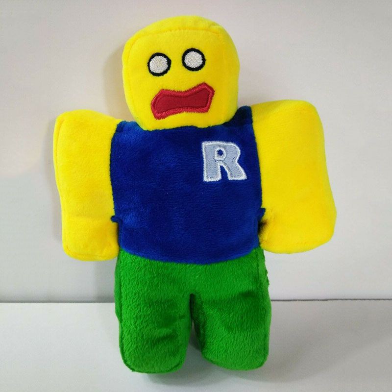 【Ready Stock!】Boneka Plush Roblox Klasik 30cm Dengan Topi Dapat Dilepas Untuk Hadiah Natal Anak