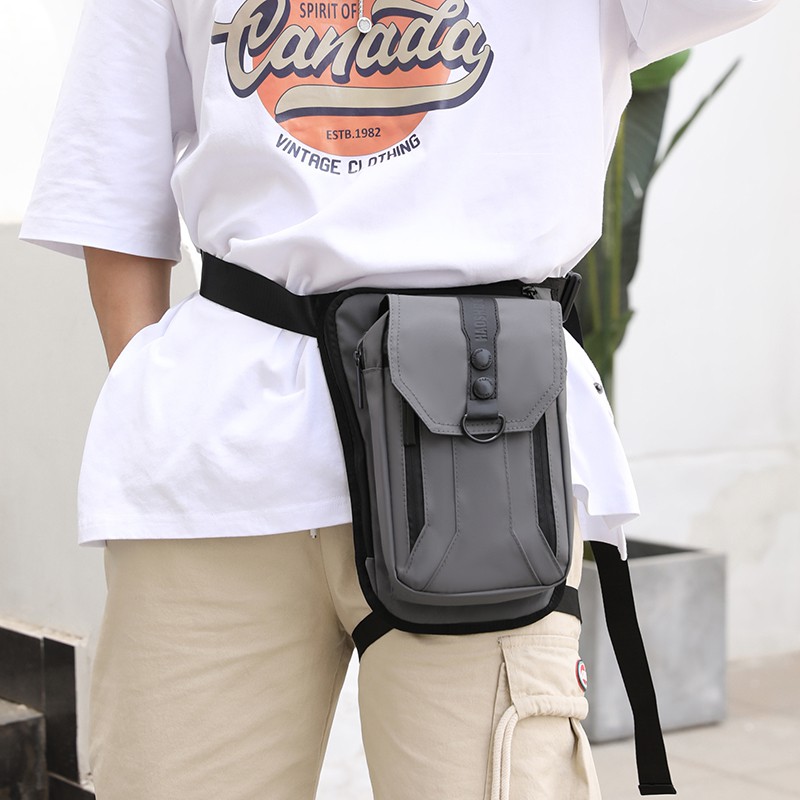 HAOSHUAI 390 Tas Selempang Pria Tas Pinggang Waistbag Bahan Premium Waterproof WATCHKITE WKOS