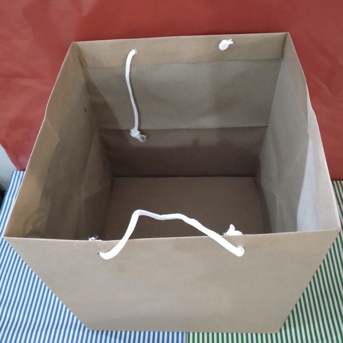 

✨ BISA COD ✨ paper bag uk 24x24cm tinggi 26cm