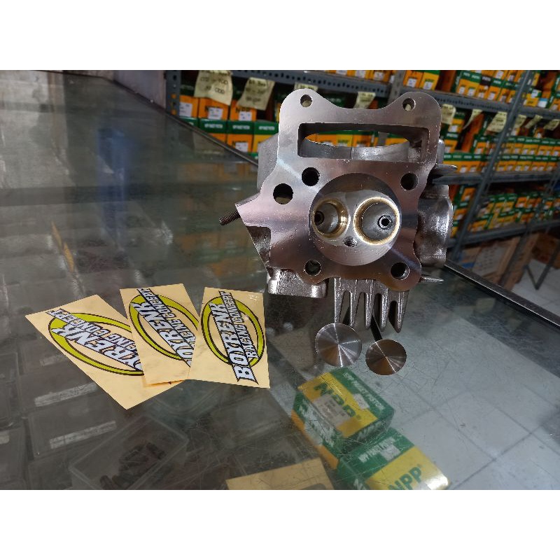 HEAD/KOP SHOGUN 125 UKURAN KLEP 28/24-29/24 BY BOYRENK RACING CONCEPT