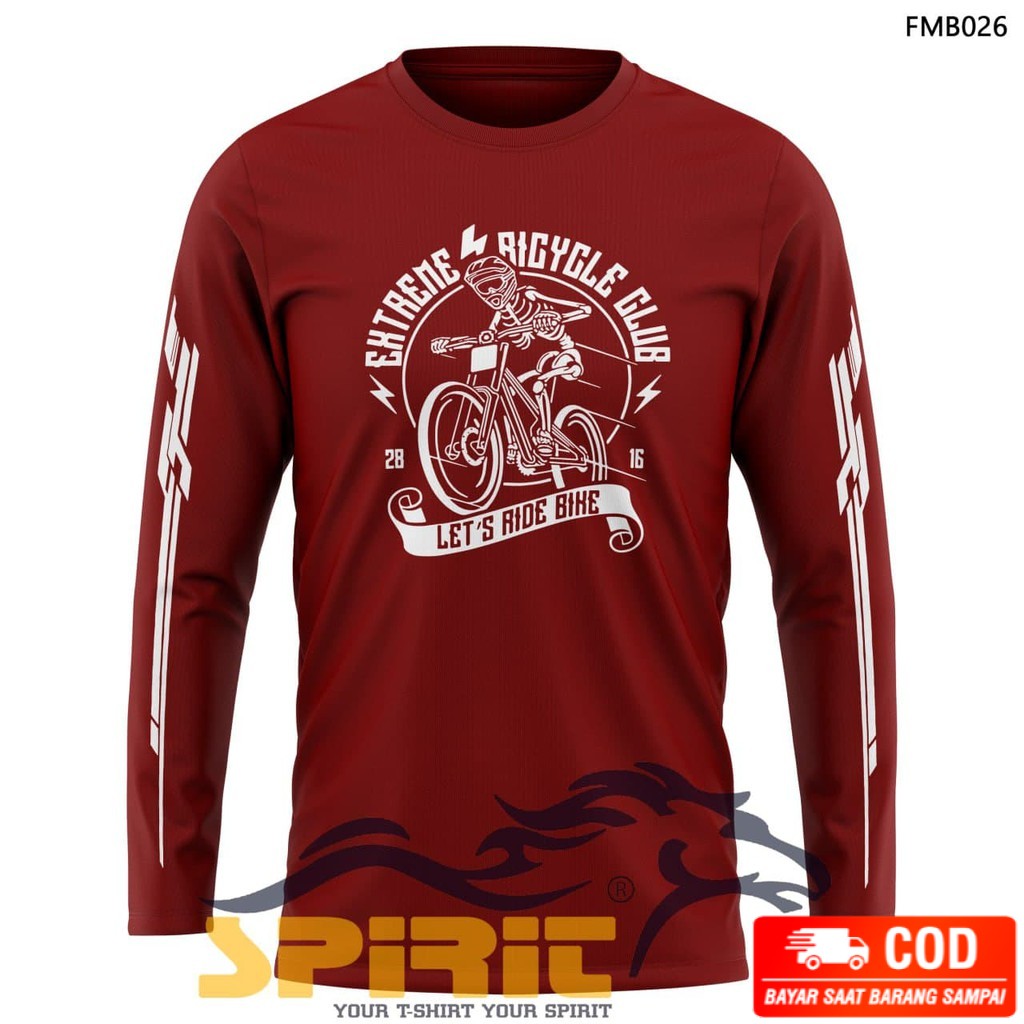 COD kaos sepeda rider bike premium distro terbaru all color lengan panjang keren