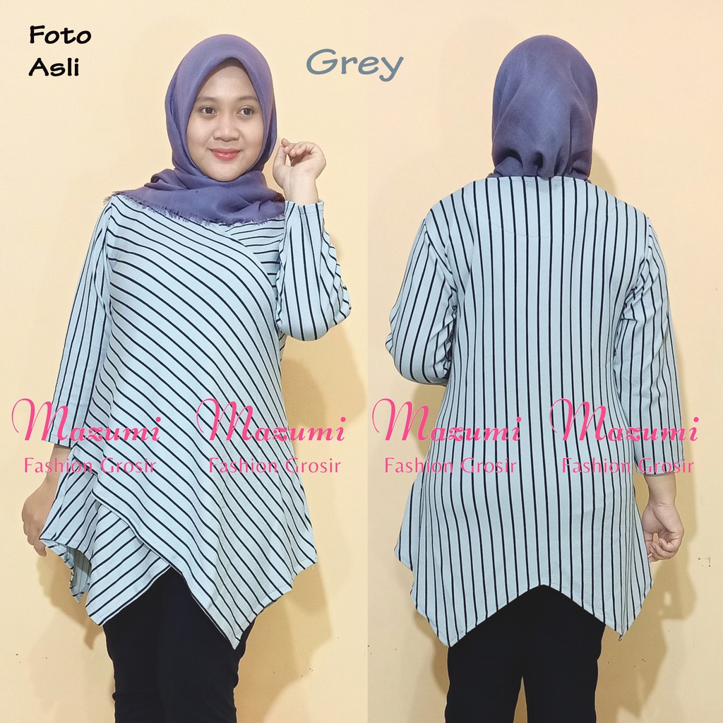 ☑️ COD [ MFG ] BAJU BLOUSE WANITA PREMIUM SALUR BLOUSE TERBARU MURAH BAJU BLOUSE WANITA LEBARAN 2020