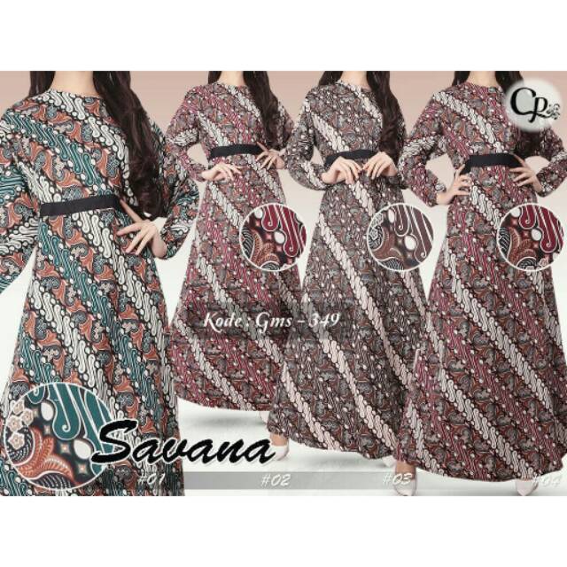 Savana Katun Muslim Dress Gms - 349