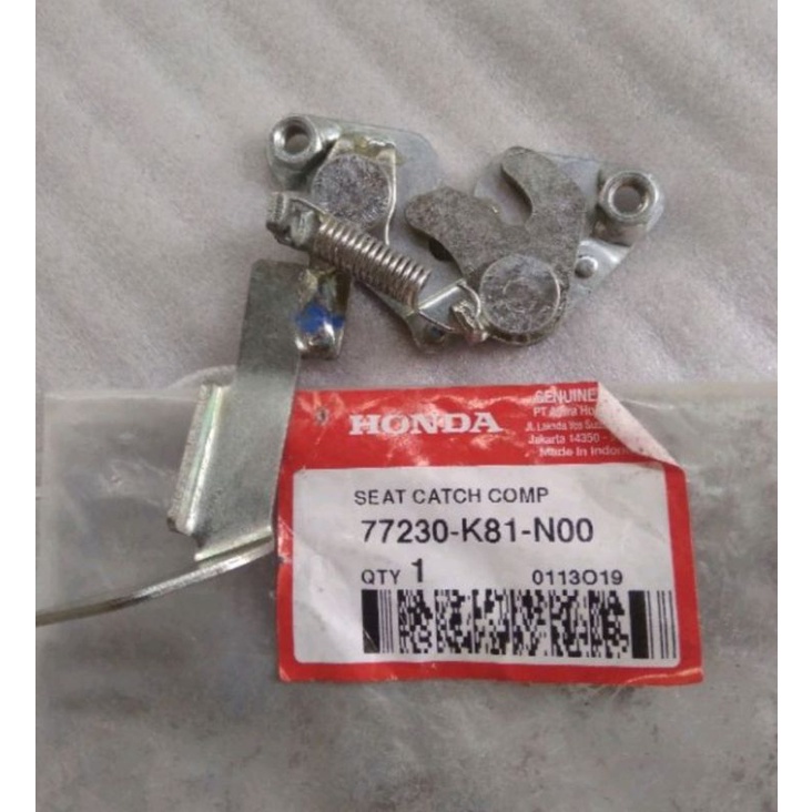 KUNCI SADEL JOK BELAKANG BEAT ROBOT 77230K81N00