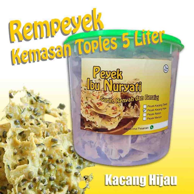 

Peyek / Rempeyek Kacang Hijau