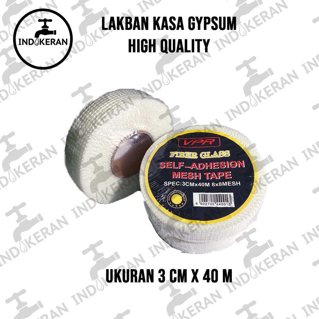 INDOKERAN - Lakban Kasa Gypsum - 3CM x 40M - High Quality