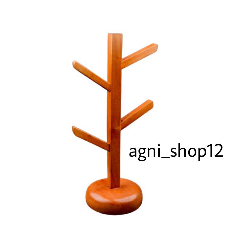 Gantungan Gelas Gantungan Kayu Rak Gelas Kayu Rak Multifungsi Gantungan Mug Rak Gelas Rak Dapur