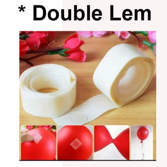 DOUBLE LEM BALON FOIL ANGKA / HURUF / KARAKTER DLL