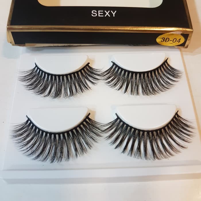 (BOW) New [3pcs] bulu mata fashion eyelashes 3D-04