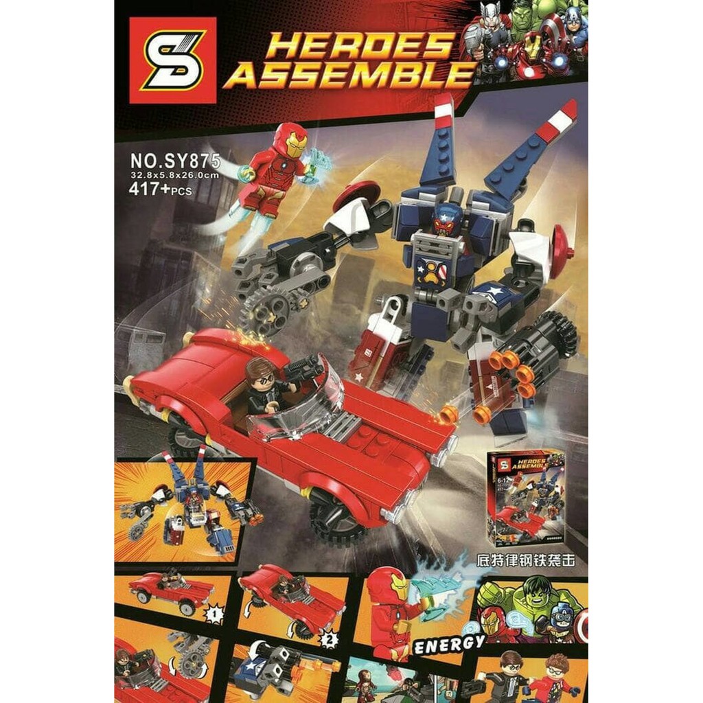 LEGO SY 875 Ironman Detroit Steel Strikes