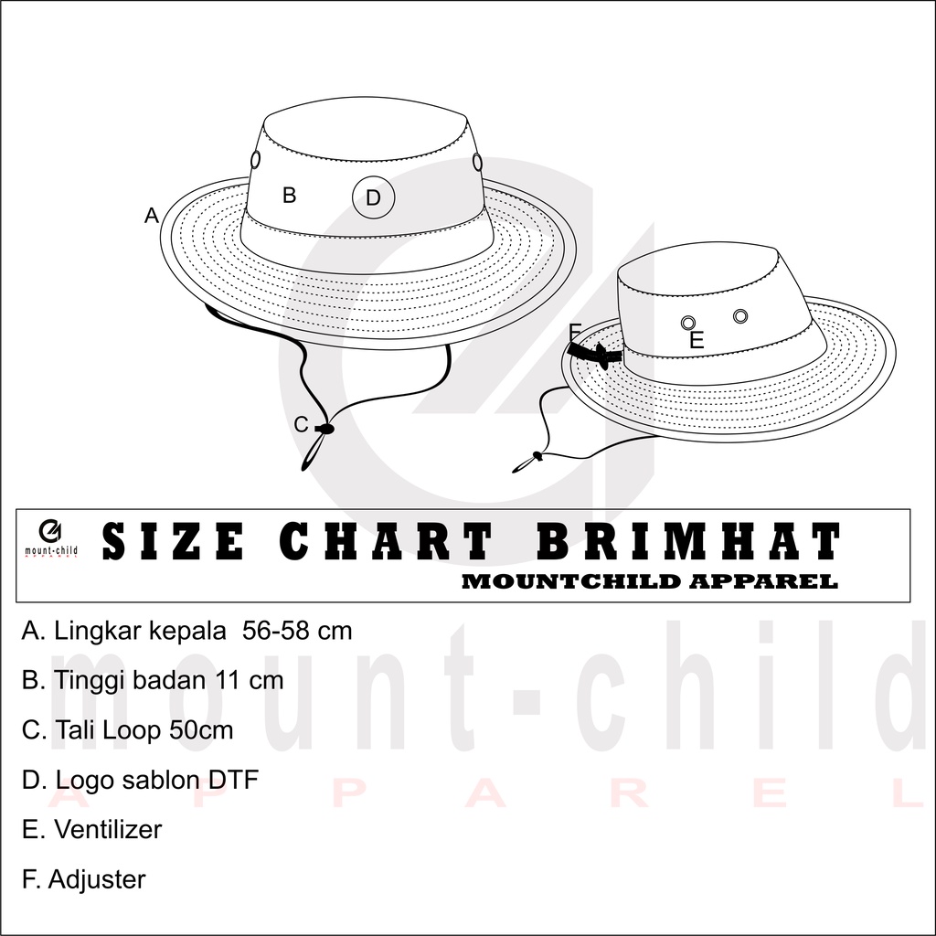 Topi Rimba adventure Original Rimba Hat Topi Gunung Pria Wanita original logo mount child apparel