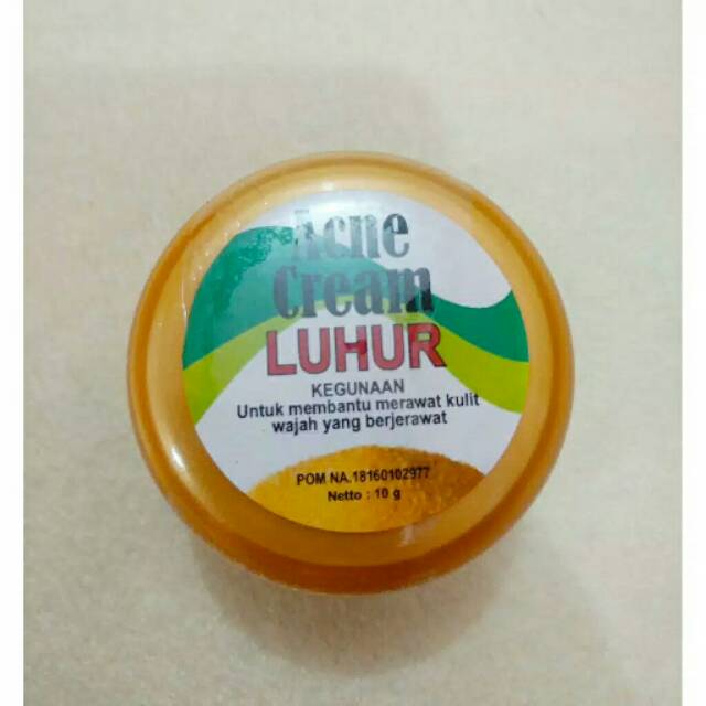 Acne cream Luhur Bpom di jamin asli